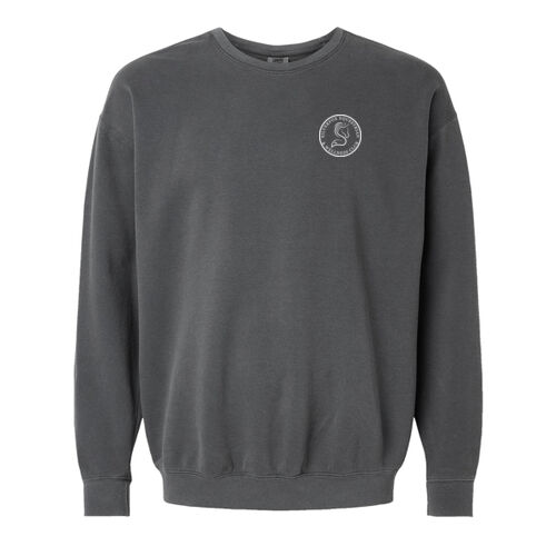 Unisex Garment-Dyed Lightweight Fleece Crewneck Sweatshirt  Thumbnail